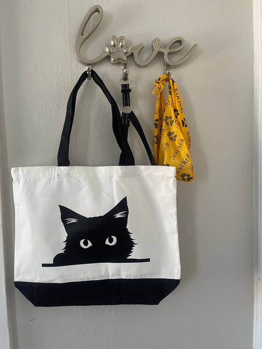 Black Cat Tote Bag