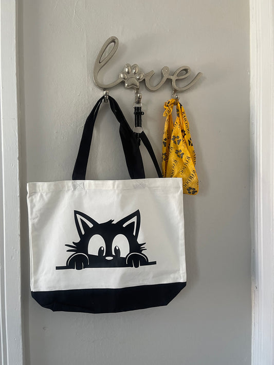 Big Eyed Cat Tote Bag